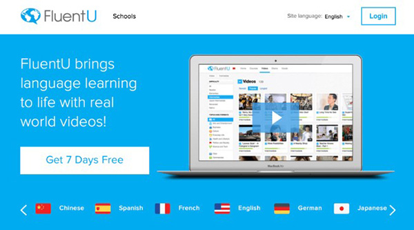 Phần mềm luyện nghe tiếng Anh FluentU