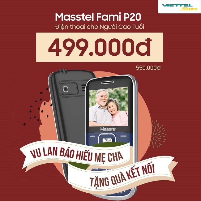 Masstel Fami P20 có mức giá rẻ nay lại còn rẻ hơn