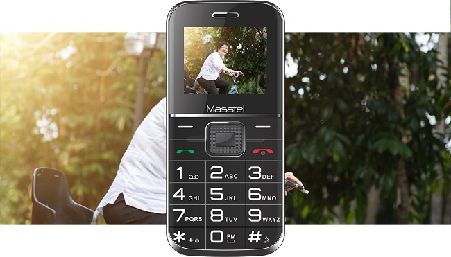 Masstel Fami 12 thiết kế nhỏ gọn, phím bấm số to, giá rẻ