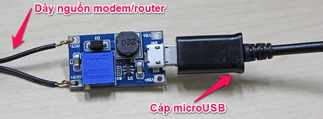 Cấp nguồn và tăng áp cho nguồn