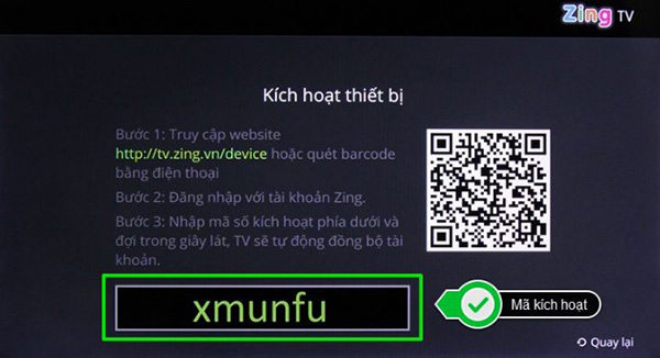 Truy cập ứng dụng bằng website hoặc quét mã QR code