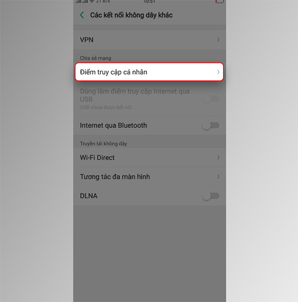 Tăng tốc Wifi phát từ điện thoại OPPO