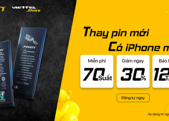 Thay pin mới – Có iPhone mới