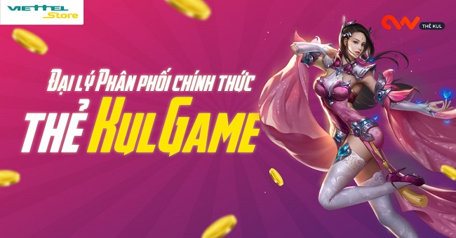 Thẻ KulGame chính thức có mặt tại hệ thống Siêu thị Viettel Store trên toàn quốc