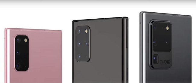 Galaxy Note 20 sẽ có số lượng camera sau như S20