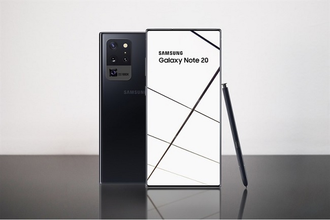 Màn hình Galaxy Note 20 không đục lỗ