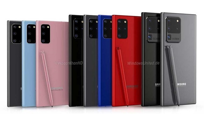 Samsung Galaxy Note 20 sẽ có giá khởi điểm hơn ngàn đô