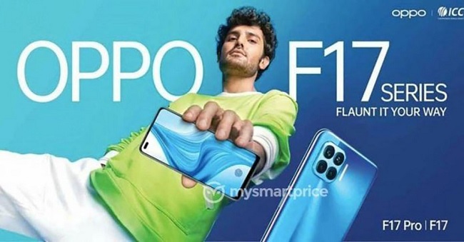 Poster quảng cáo tiết lộ một số thông tin về thiết kế và tính năng của OPPO F17
