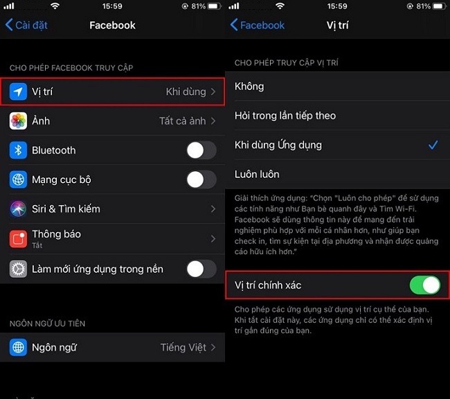 iOS 14 cho phép bạn chia sẻ vị trí gần đúng