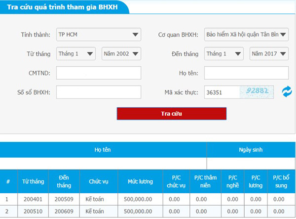 Hiển thị kết quả cần xem