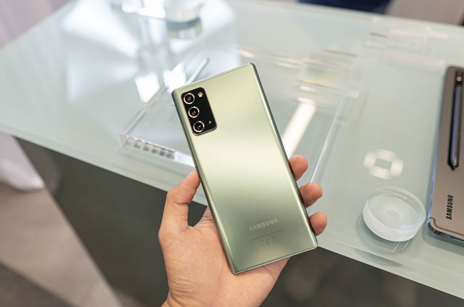 Màu sắc Note 20 trẻ trung, mới mẻ