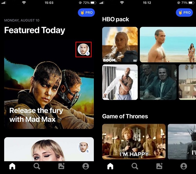 Chọn video hoặc ảnh GIF