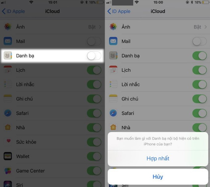 Cách xóa toàn bộ danh bạ trên iPhone