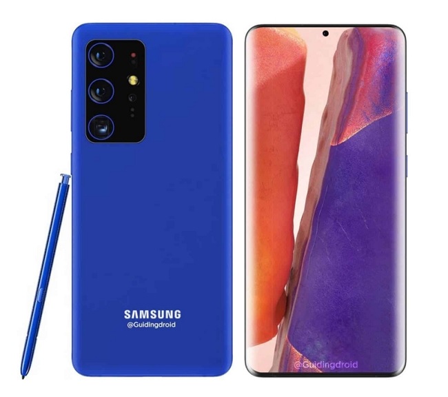 Samsung Galaxy S21 xuất hiện ảnh render cùng bút S-Pen
