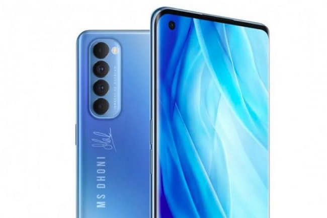Reno4 Pro Special Edition phiên bản màu Galactic Blue