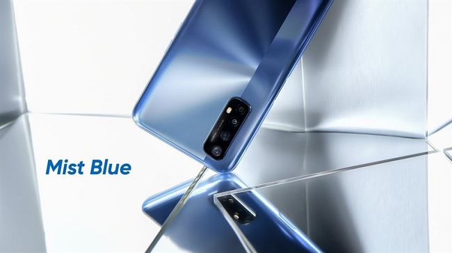 Realme 7 phiên bản màu Mist Blue