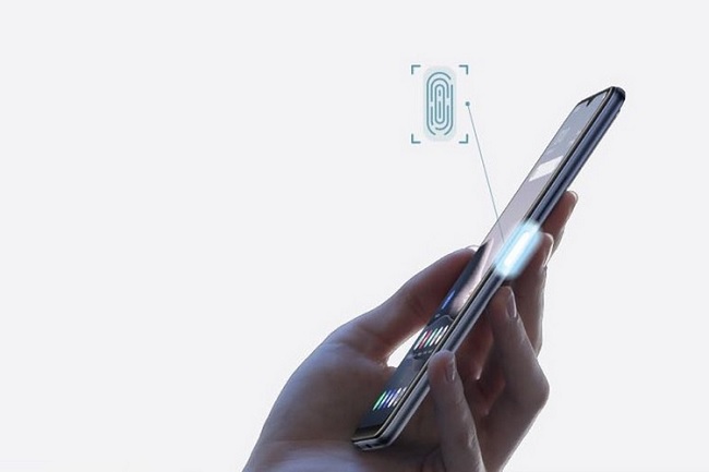 Cảm biến vân tay được tích hợp trong nút nguồn ở bên cạnh