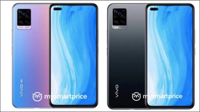 Hình ảnh render Vivo V20