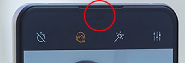 Camera selfie ẩn dưới màn hình