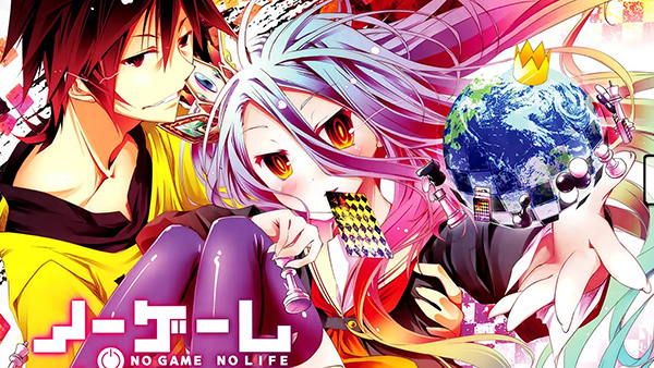 No game no life xoay quanh nhân vật Sora và Shiro nghiện game
