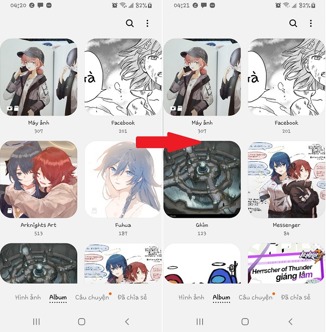 Như vậy là đã ẩn thành công