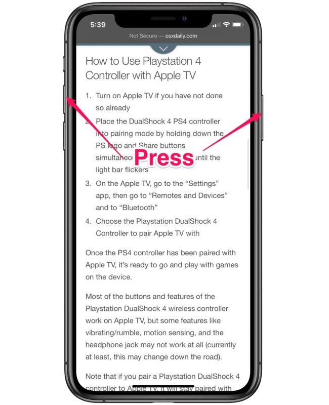 Chụp màn hình điện thoại iPhone