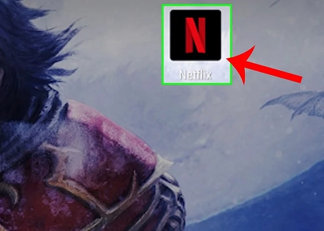 Đăng nhập vào ứng dụng Netflix