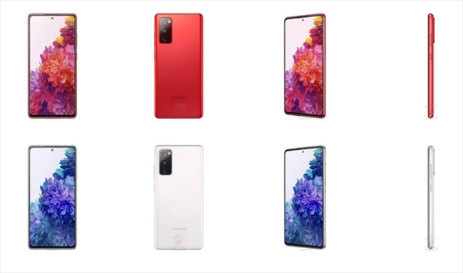 Galaxy S20 Fan Edition có 6 tùy chọn màu sắc cho người dùng lựa chọn