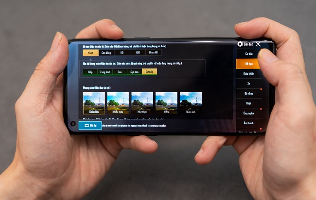 Thiết lập cài đặt để chiến game