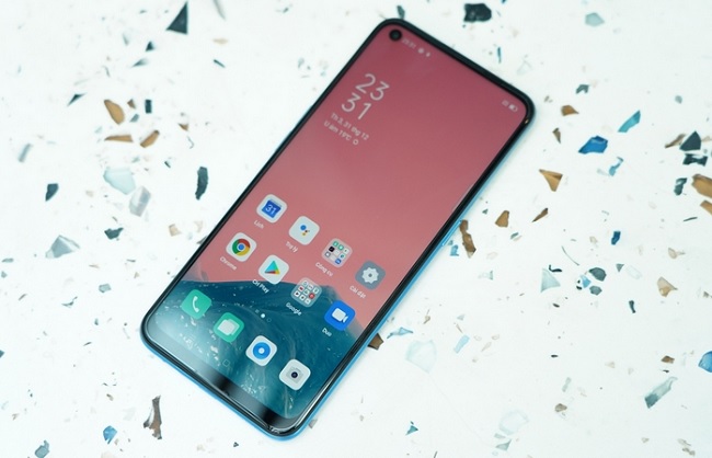 Màn hình OPPO A53 có tần số quét cao 90Hz