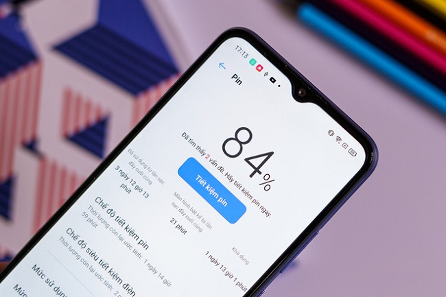 Khả năng tối ưu pin của Realme C12 tương đối tốt, không có hiện tượng tụt pin nhanh