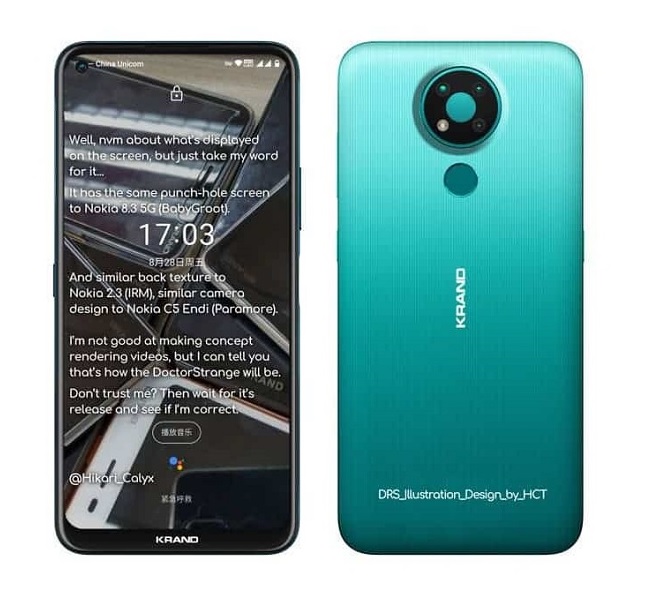 Hình ảnh rò rỉ trước đây được dự đoán là của Nokia 3.4