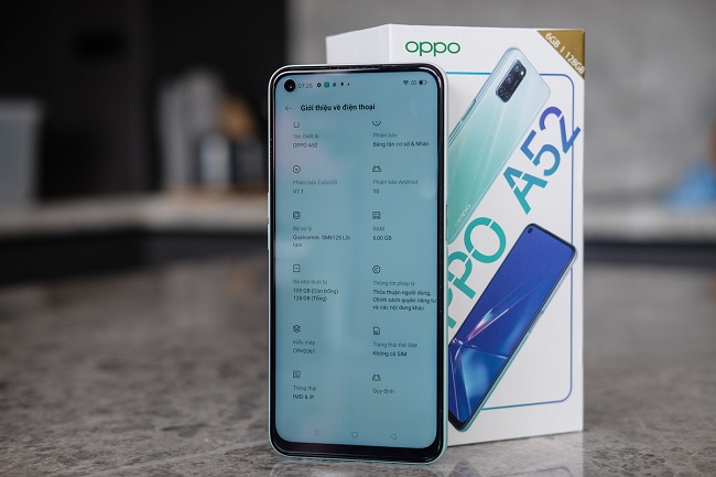 OPPO A52 sở hữu cấu hình ấn tượng