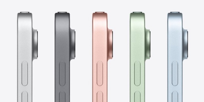 Năm phiên bản màu sắc của iPad Air 4