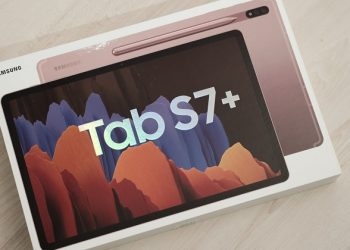 Mở hộp Galaxy Tab S7+