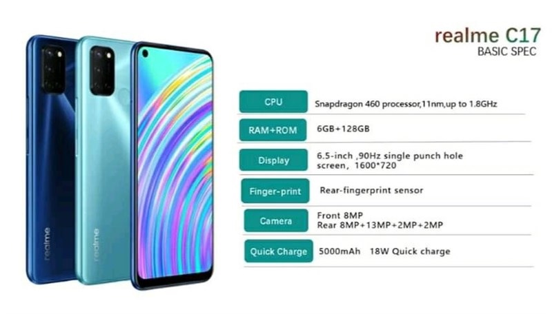 Thông số chi tiết về Realme C17