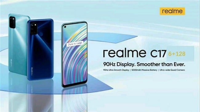 Hình ảnh công bố ngày ra mắt Realme C17