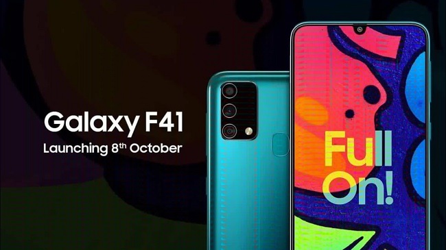 Ngày ra mắt Samsung Galaxy F41 chính thức là 8 tháng 10 (ảnh minh họa)