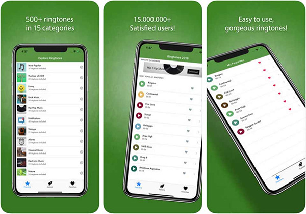 Ứng dụng Best Ringtones 2019