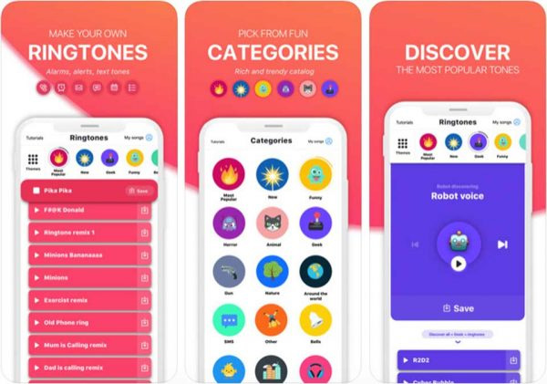  Phần mềm Ringtones HD