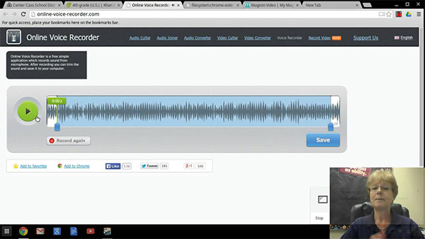 Công cụ thu âm Online Voice Recorder vô cùng tiện lợi