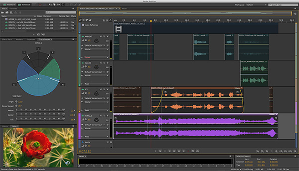 Adobe Audition đáp ứng yêu cầu thu âm như tại studio chuyên nghiệp