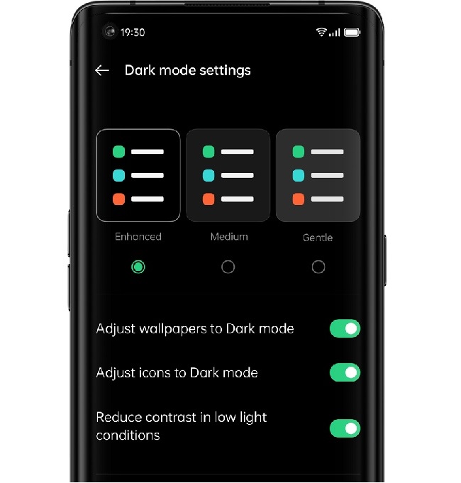 Tuỳ chỉnh Chế độ tối (Dark Mode) trên ColorOS 11
