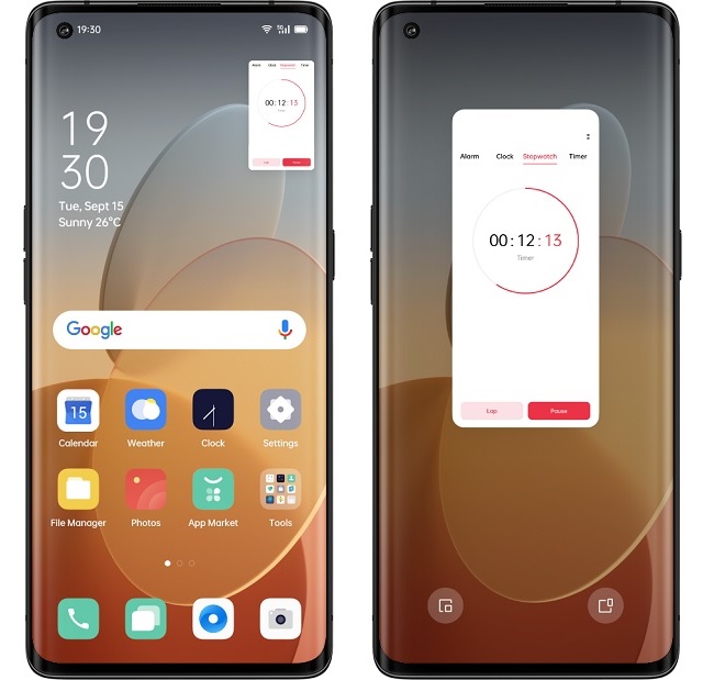 ColorOS 11 hỗ trợ tính năng Flexdrop