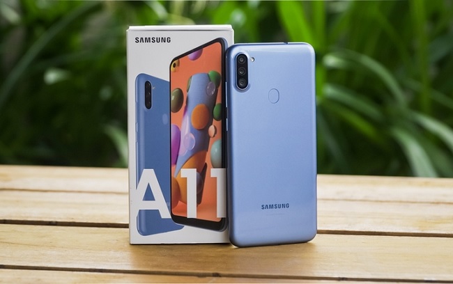 Galaxy A11 sở hữu viên pin lên tới 4.000 mAh, máy hỗ trợ sạc nhanh