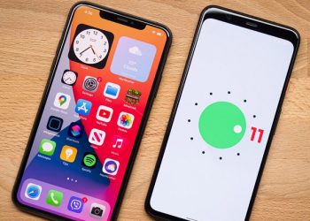 so sánh Android 11 và iOS 14