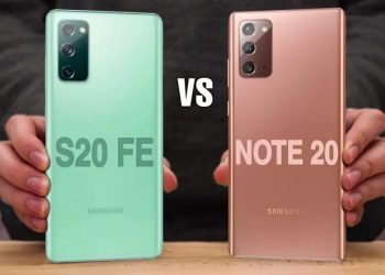 So sánh Samsung Galaxy S20 FE và Galaxy Note 20