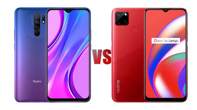So sánh Xiaomi Redmi 9 với Realme C12