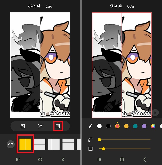 Tạo viền cho khung ảnh