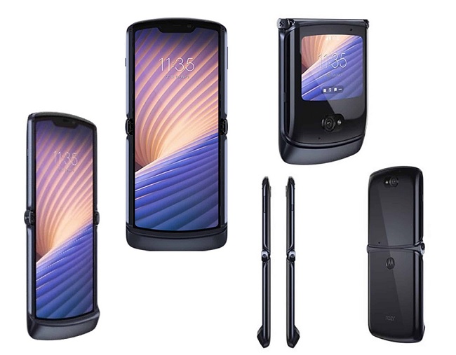 Ảnh render Motorola RAZR 2020